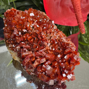 VANADINITE ON MATRIX – The Crystal of Vitality & Creative Fire